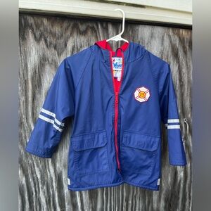 Boy coat jacket size 4 fireman fire truck wippette kids